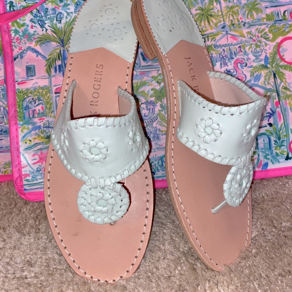 Jack Rogers “mint” flat sandal 9.5